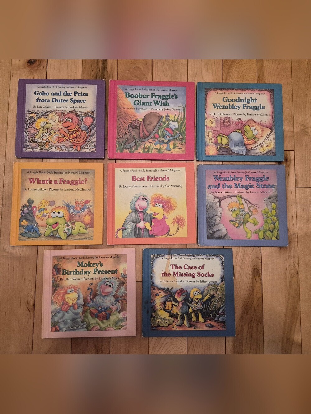 8 Vintage (1980's) Fraggle Rock weekly readers